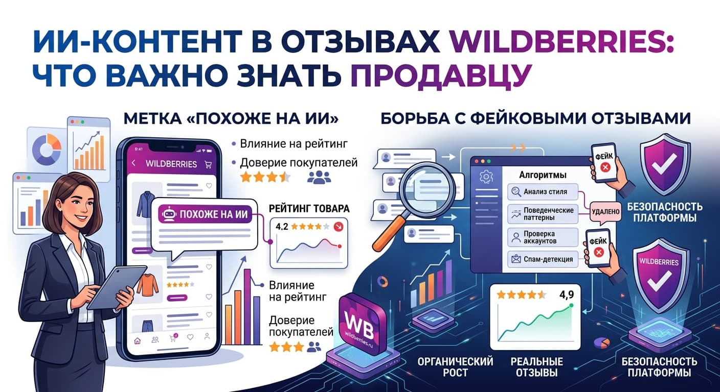 ИИ-контент в отзывах Wildberries: что важно знать продавцу