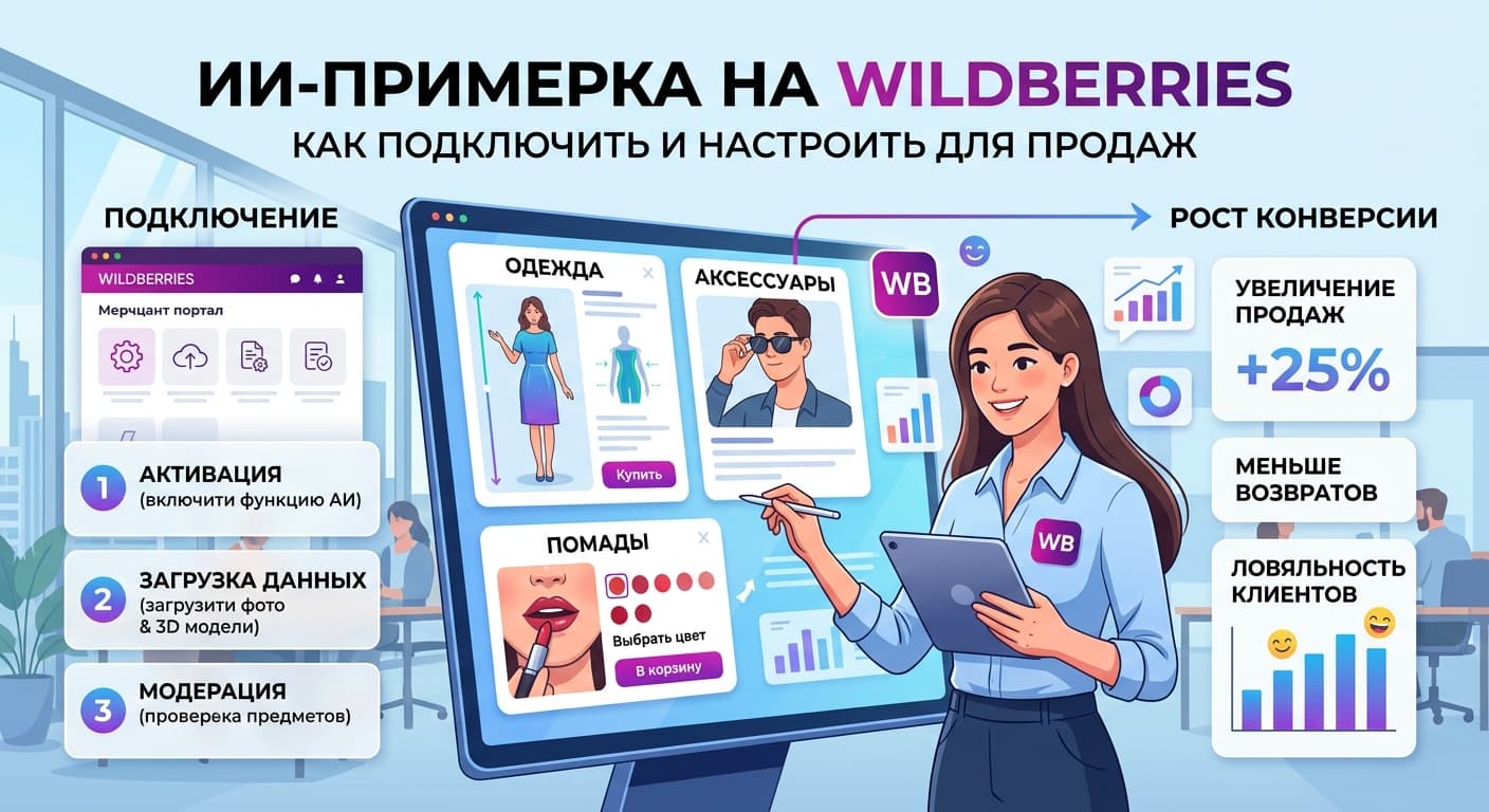ИИ-примерка на Wildberries: как подключить и настроить для продаж