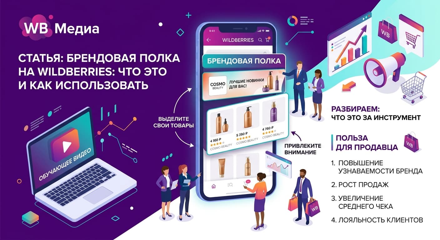 Брендовая полка на Wildberries: что это и как использовать
