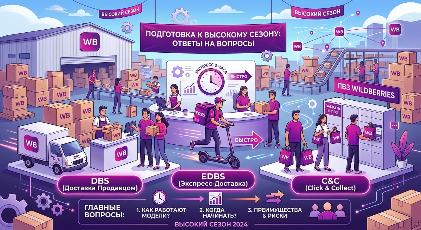 DBS, EDBS и C&C на Wildberries: ответы на главные вопросы перед высоким сезоном