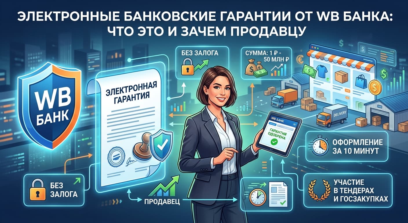 Электронные банковские гарантии от WB Банка: что это и зачем продавцу