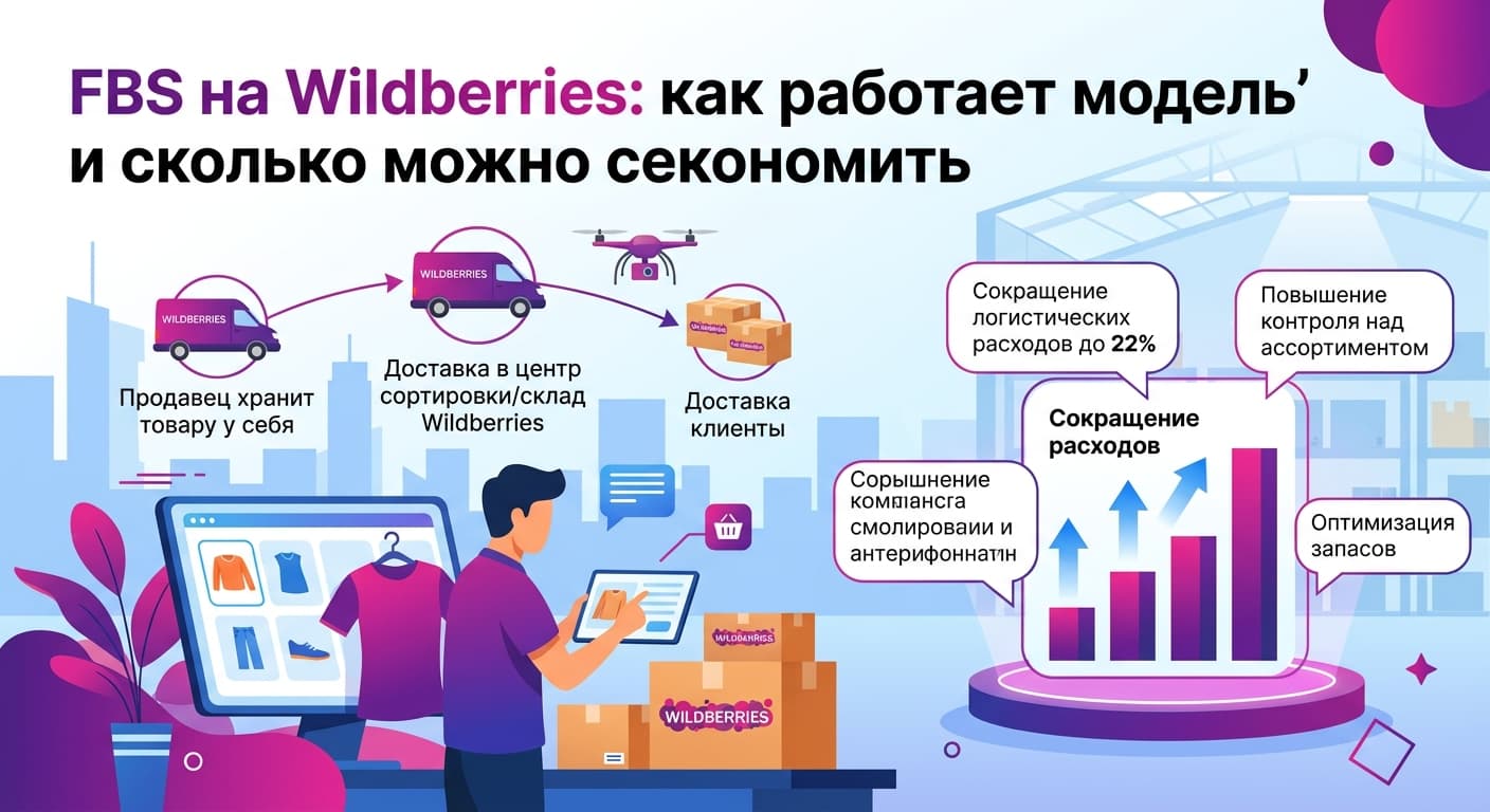 FBS на Wildberries: как работает модель и сколько можно сэкономить