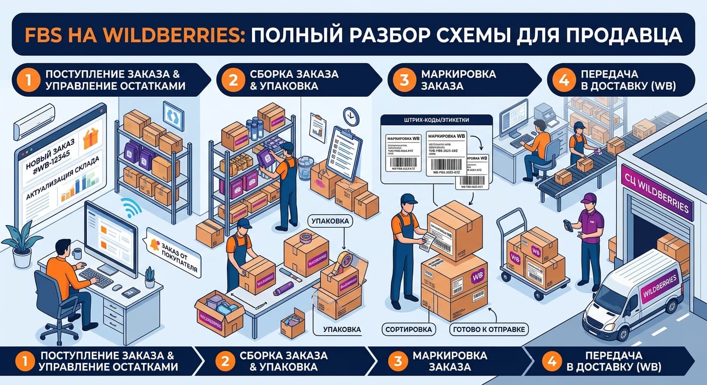 FBS на Wildberries: полный разбор схемы для продавца