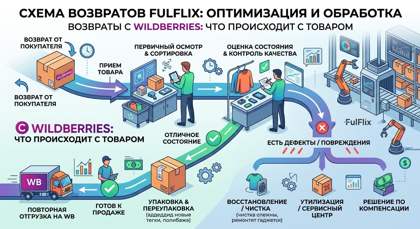 Возвраты с Wildberries: что происходит с товаром после того, как он вернулся