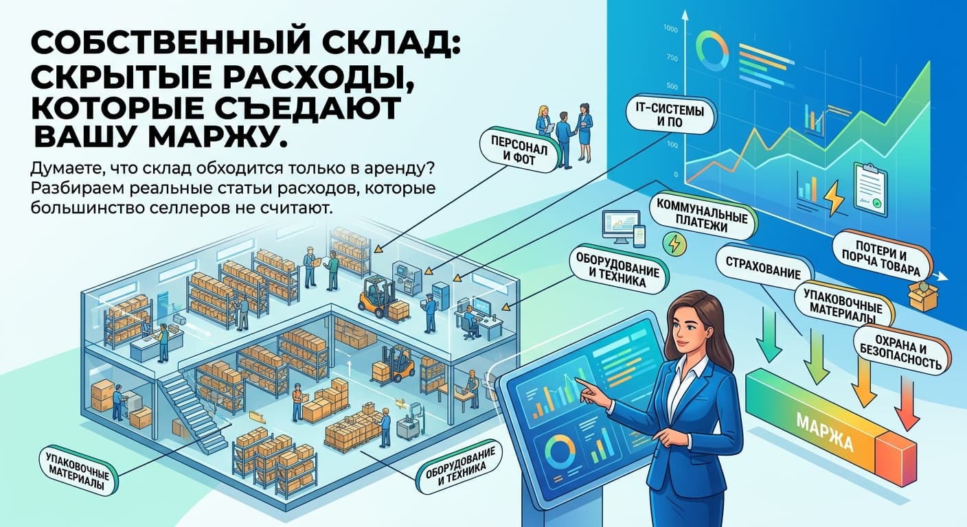 Собственный склад: скрытые расходы, которые съедают вашу маржу