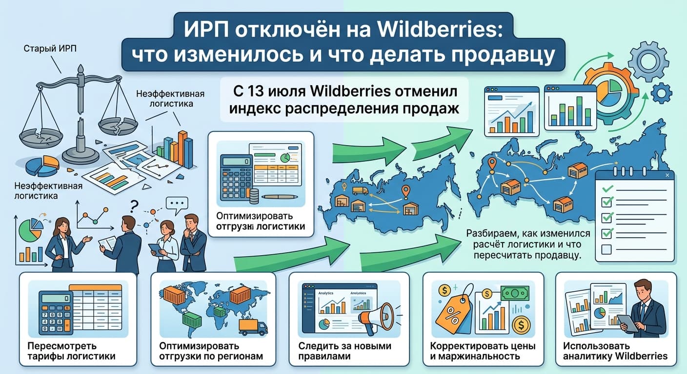 ИРП отключён на Wildberries: что изменилось и что делать продавцу