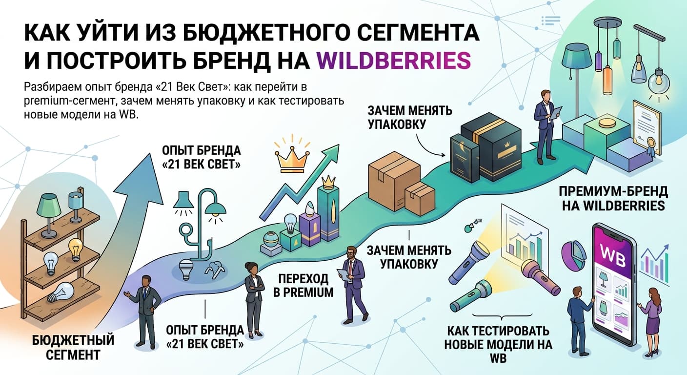 Как уйти из бюджетного сегмента и построить бренд на Wildberries