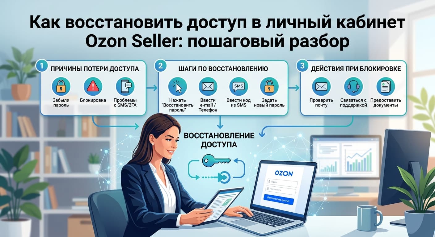 Как восстановить доступ в личный кабинет Ozon Seller: пошаговый разбор