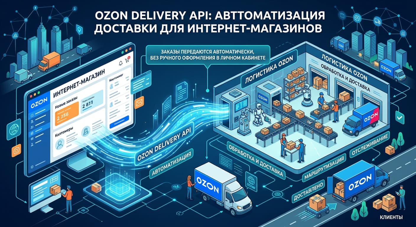 Ozon Delivery API: автоматизация доставки для интернет-магазинов