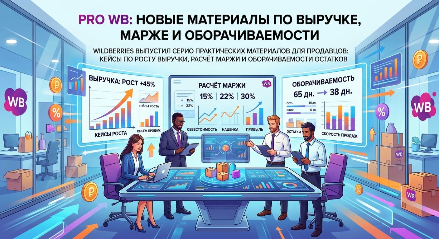 PRO WB: новые материалы по выручке, марже и оборачиваемости