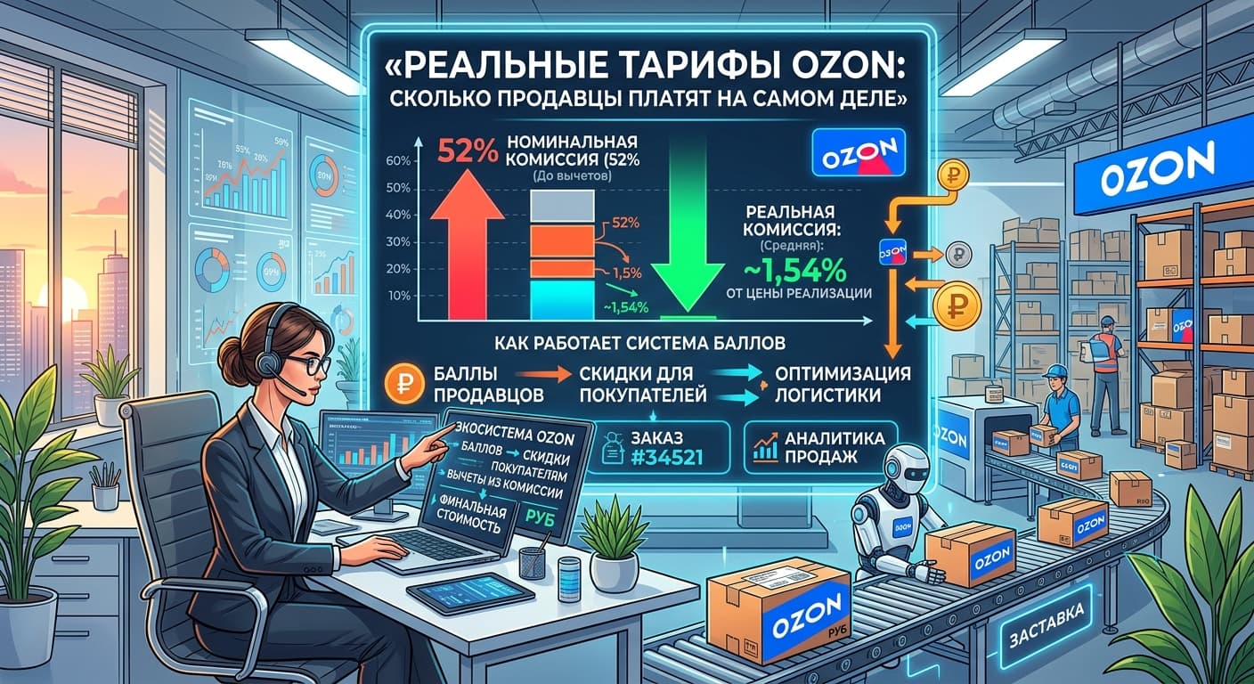 Реальные тарифы Ozon: сколько продавцы платят на самом деле