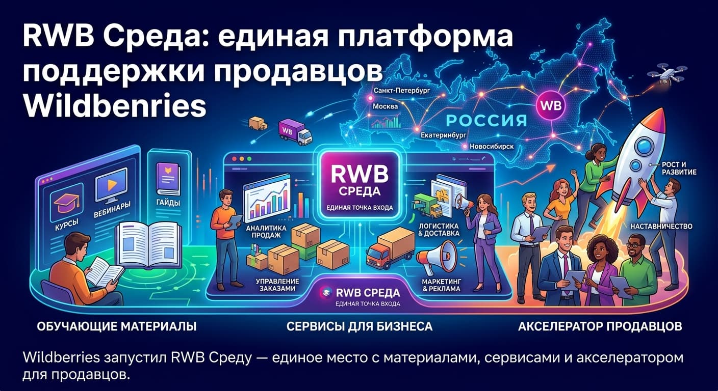RWB Среда: единая платформа поддержки продавцов Wildberries