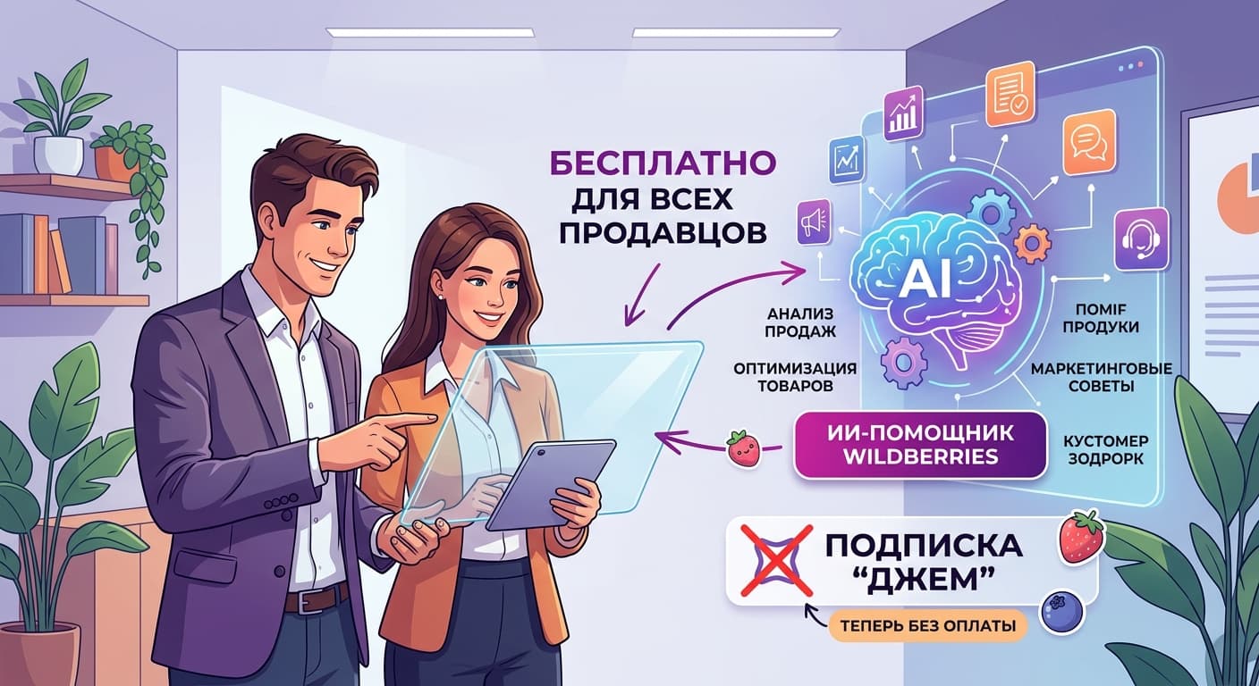 ИИ-помощник Wildberries теперь доступен без подписки «Джем»