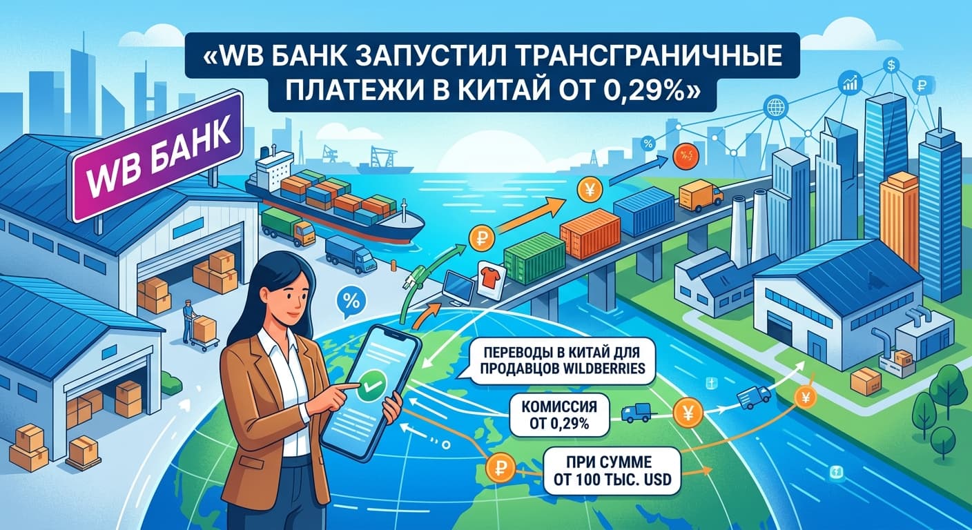 WB Банк запустил трансграничные платежи в Китай от 0,29%