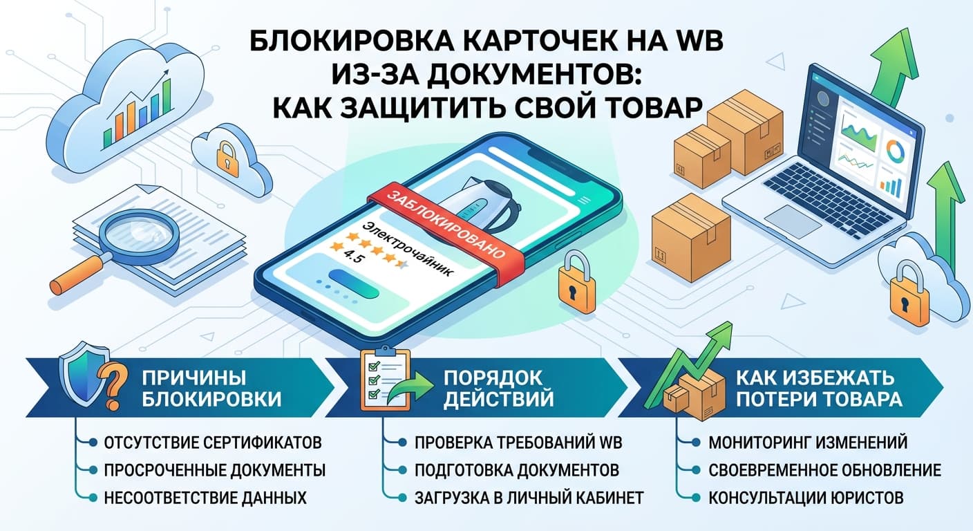Блокировка карточек на WB из-за документов: как защитить свой товар