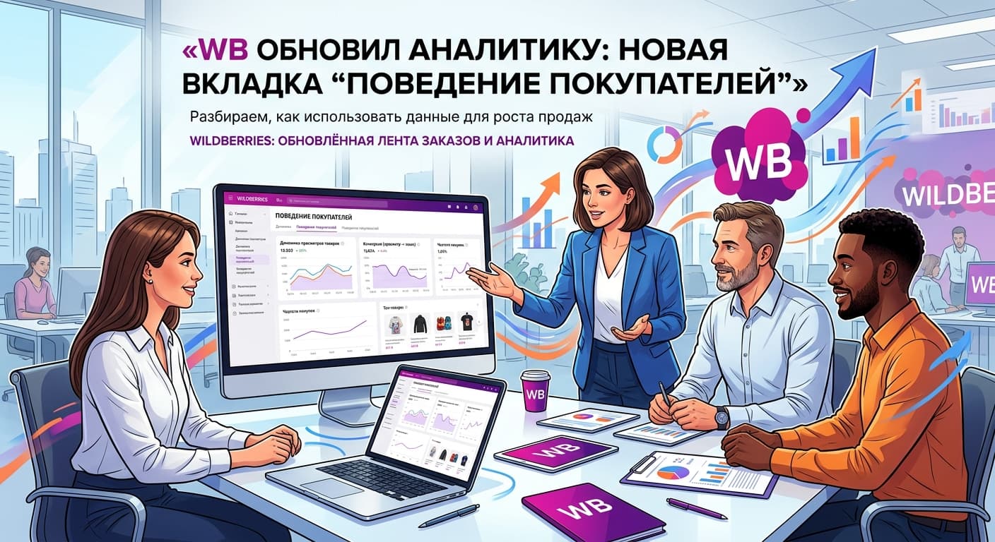 WB обновил аналитику: новая вкладка «Поведение покупателей»