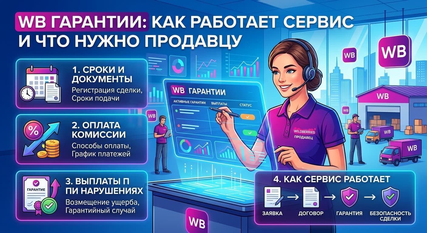 WB Гарантии: как работает сервис и что нужно продавцу