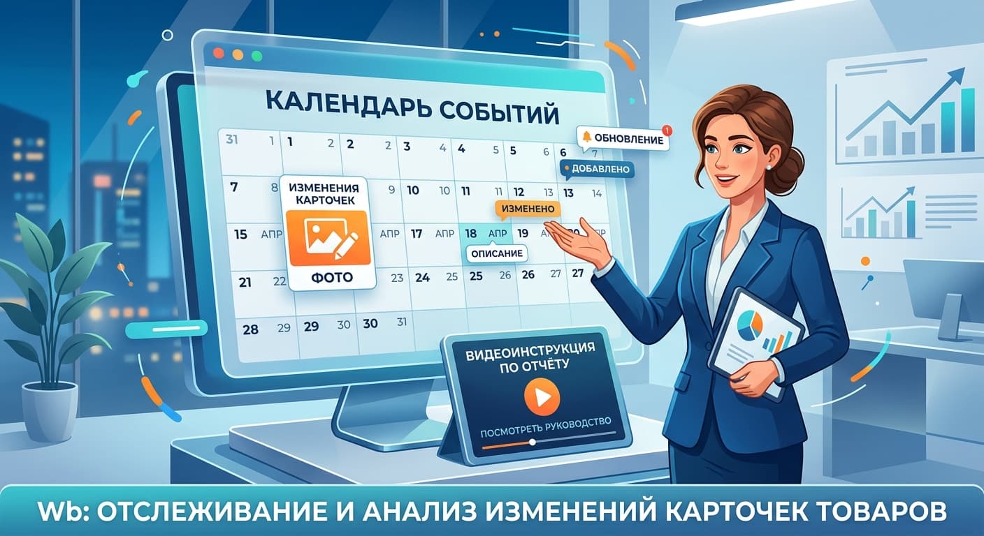 Отчёт «Календарь событий» на WB: как отслеживать изменения карточек