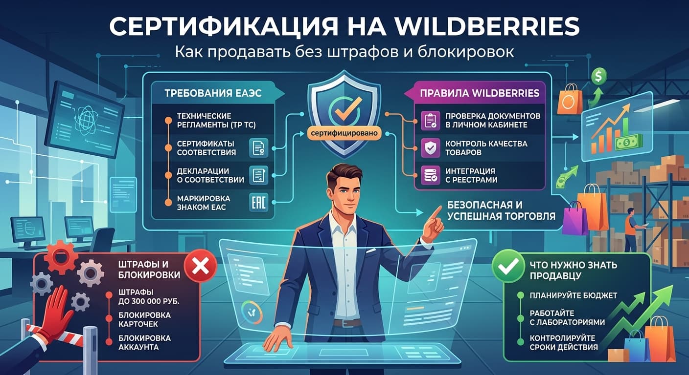 Сертификация на Wildberries: как продавать без штрафов и блокировок