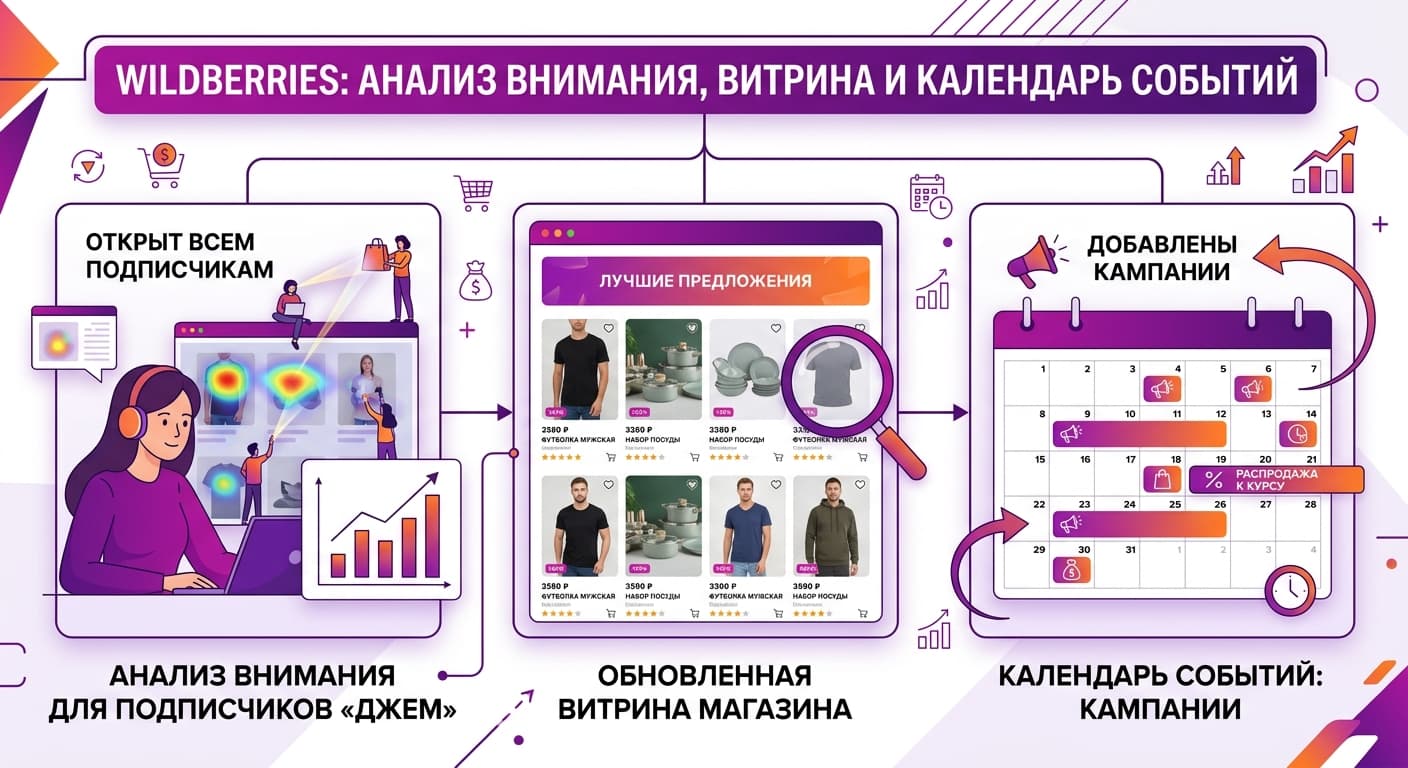 Wildberries: анализ внимания, витрина и календарь событий