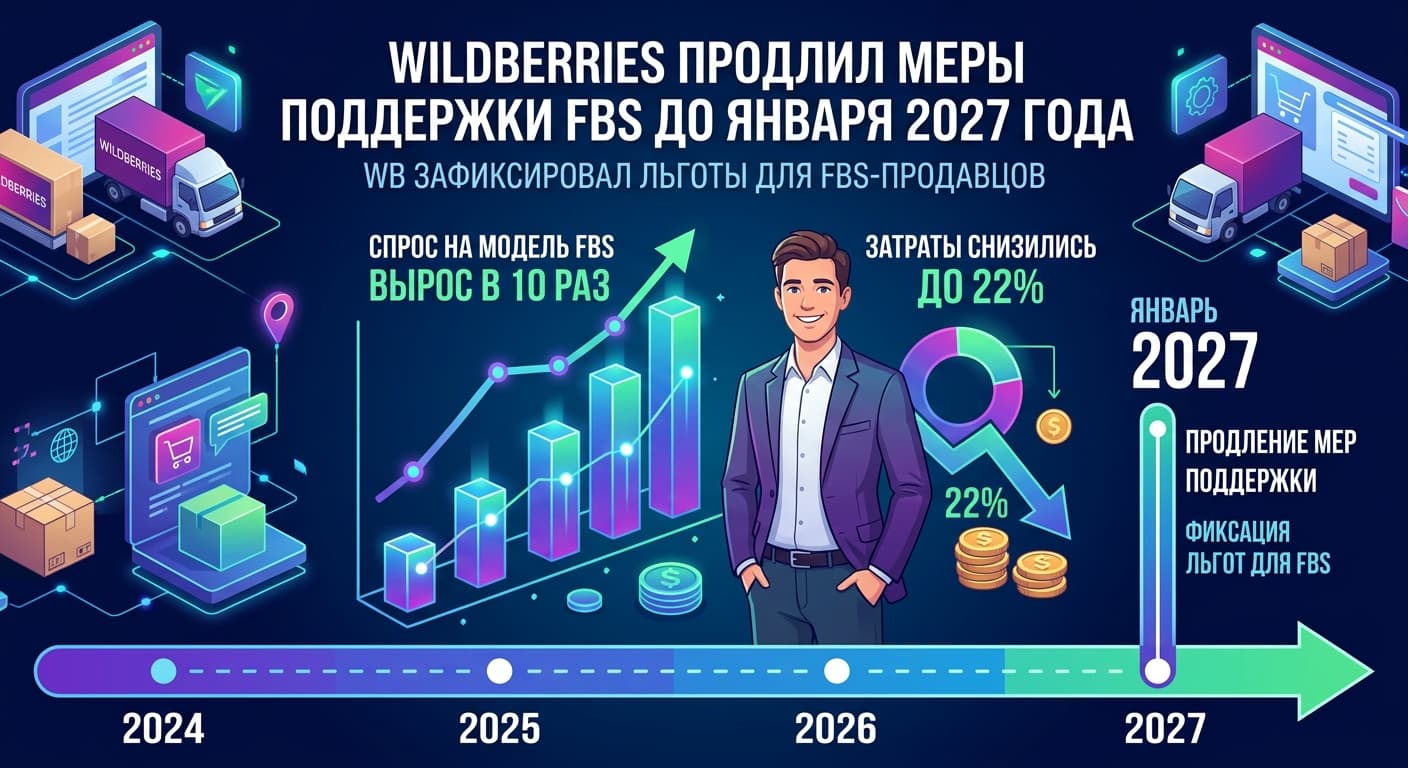 Wildberries продлил меры поддержки FBS до января 2027 года
