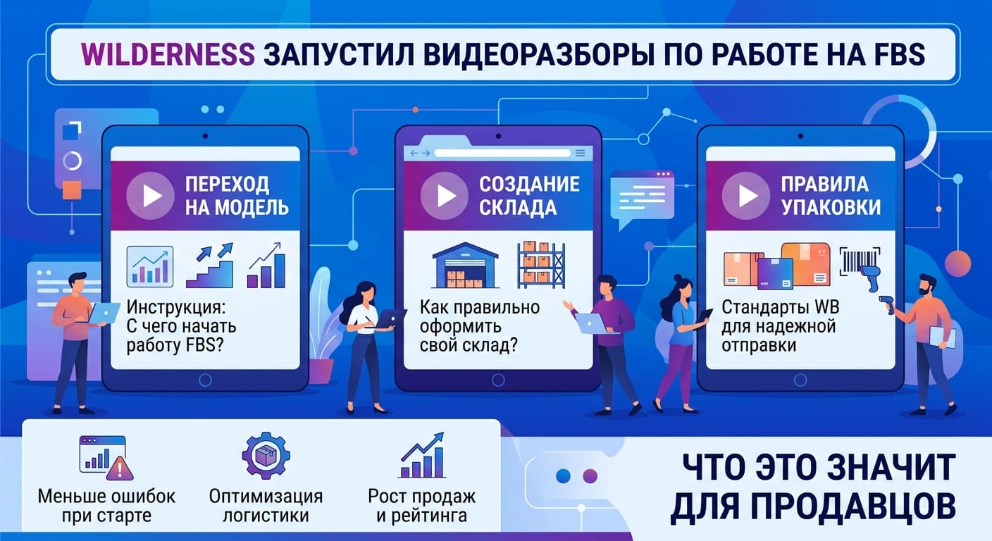 Wildberries запустил видеоразборы по работе на FBS