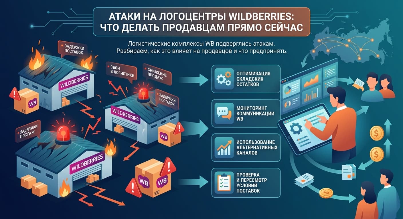 Атаки на логоцентры Wildberries: что делать продавцам прямо сейчас