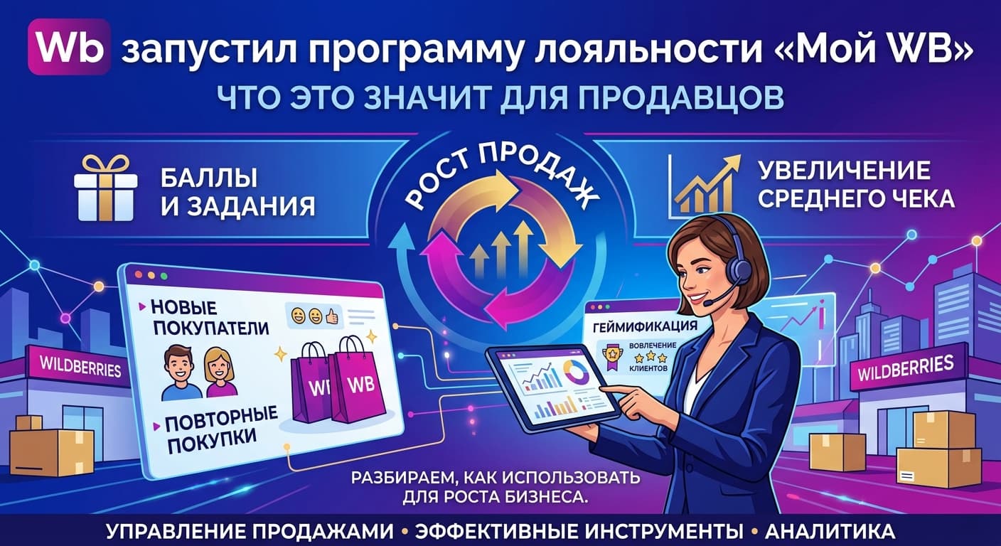 Wildberries запустил программу лояльности «Мой WB»: что это значит для продавцов