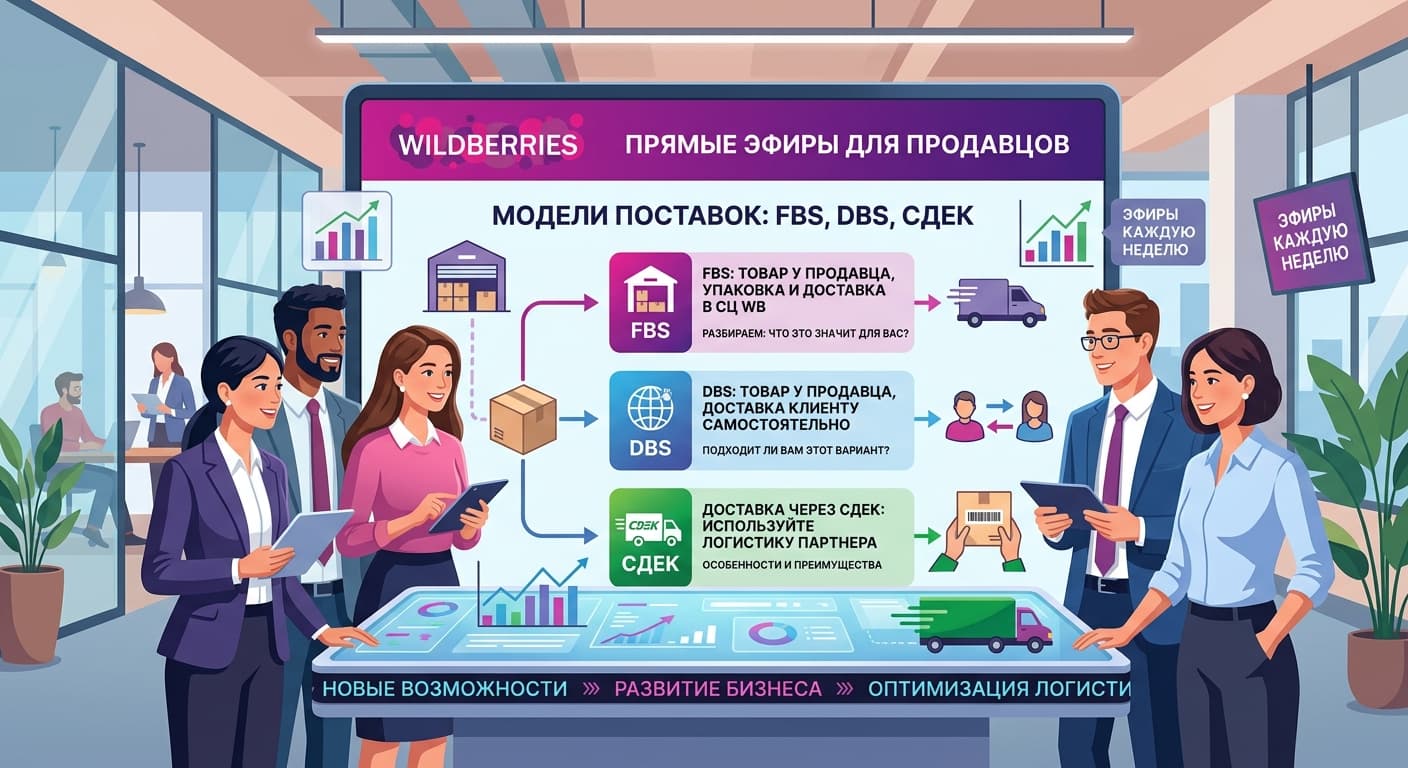 Wildberries запускает серию эфиров по моделям поставок для продавцов