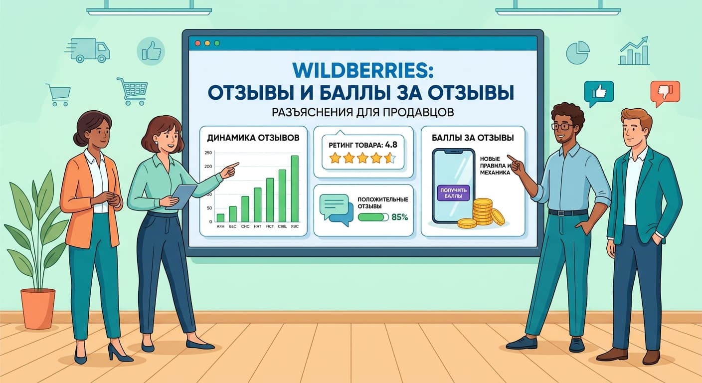 Отзывы и баллы за отзывы на Wildberries: что важно знать продавцу