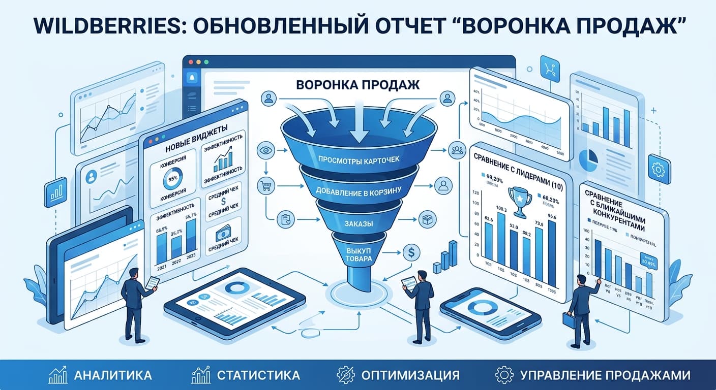 Wildberries обновил отчёт «Воронка продаж»: что изменилось