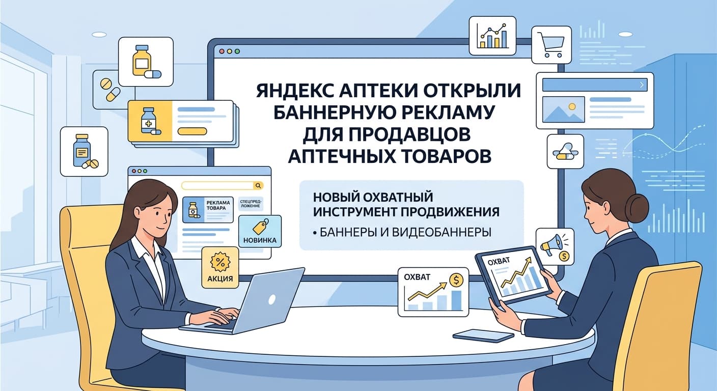 Яндекс Аптеки открыли баннерную рекламу для продавцов аптечных товаров