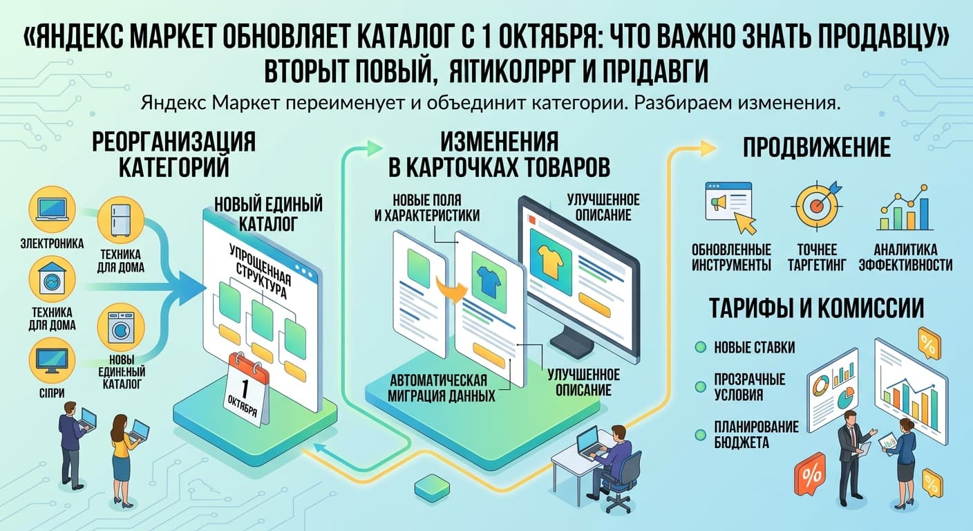 Яндекс Маркет обновляет каталог с 1 октября: что важно знать продавцу