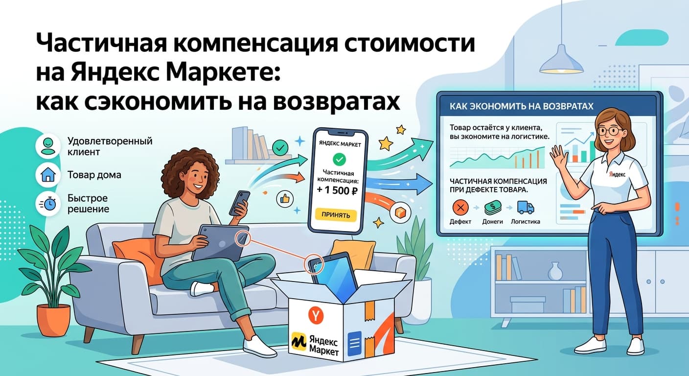 Частичная компенсация стоимости на Яндекс Маркете: как сэкономить на возвратах