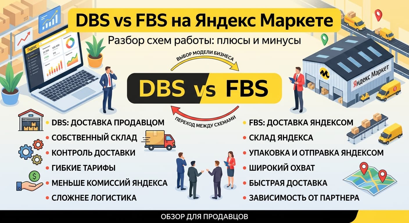 DBS vs FBS на Яндекс Маркете: почему продавцы меняют схему
