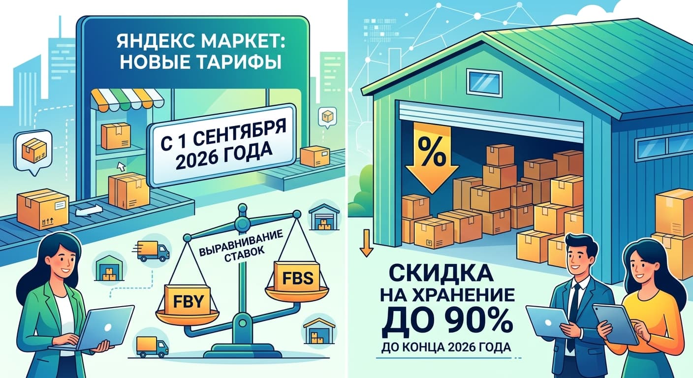 Яндекс Маркет: новые тарифы с 1 сентября 2026 года