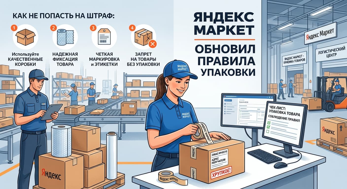 Яндекс Маркет ужесточает упаковку: как не получить отказ приёмки