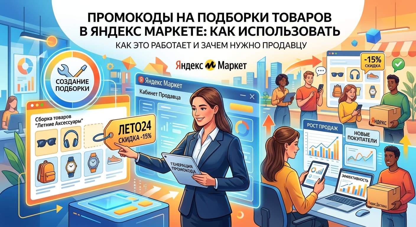 Промокоды на подборки товаров в Яндекс Маркете: как использовать