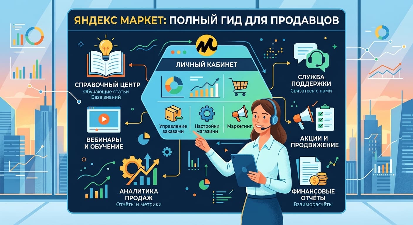 Все ресурсы Яндекс Маркета для продавцов: полный гид