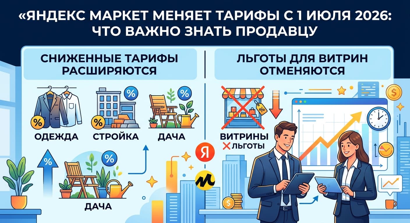 Яндекс Маркет меняет тарифы с 1 июля 2026: что важно знать продавцу