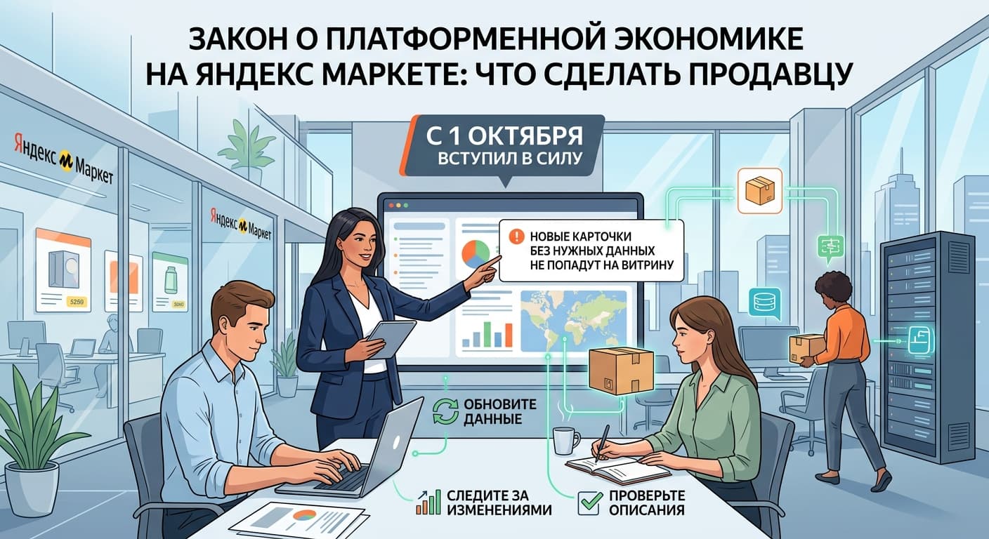 Закон о платформенной экономике на Яндекс Маркете: что сделать продавцу