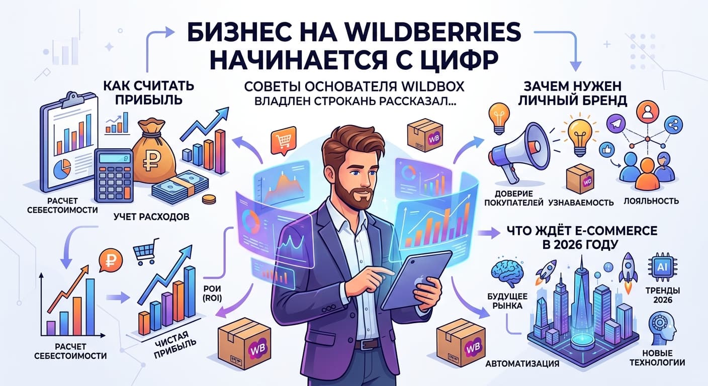 Бизнес на Wildberries начинается с цифр: советы основателя Wildbox