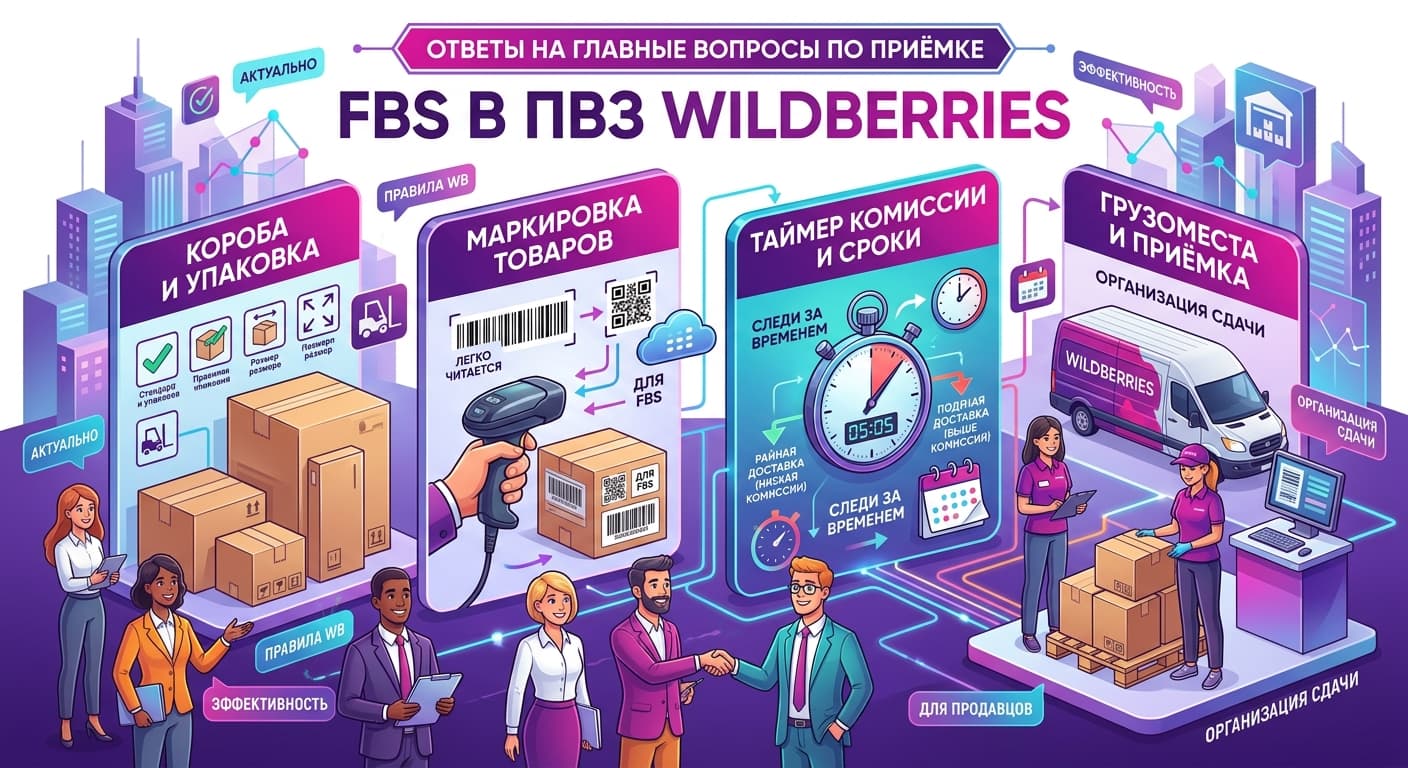 FBS в ПВЗ Wildberries: ответы на главные вопросы по приёмке