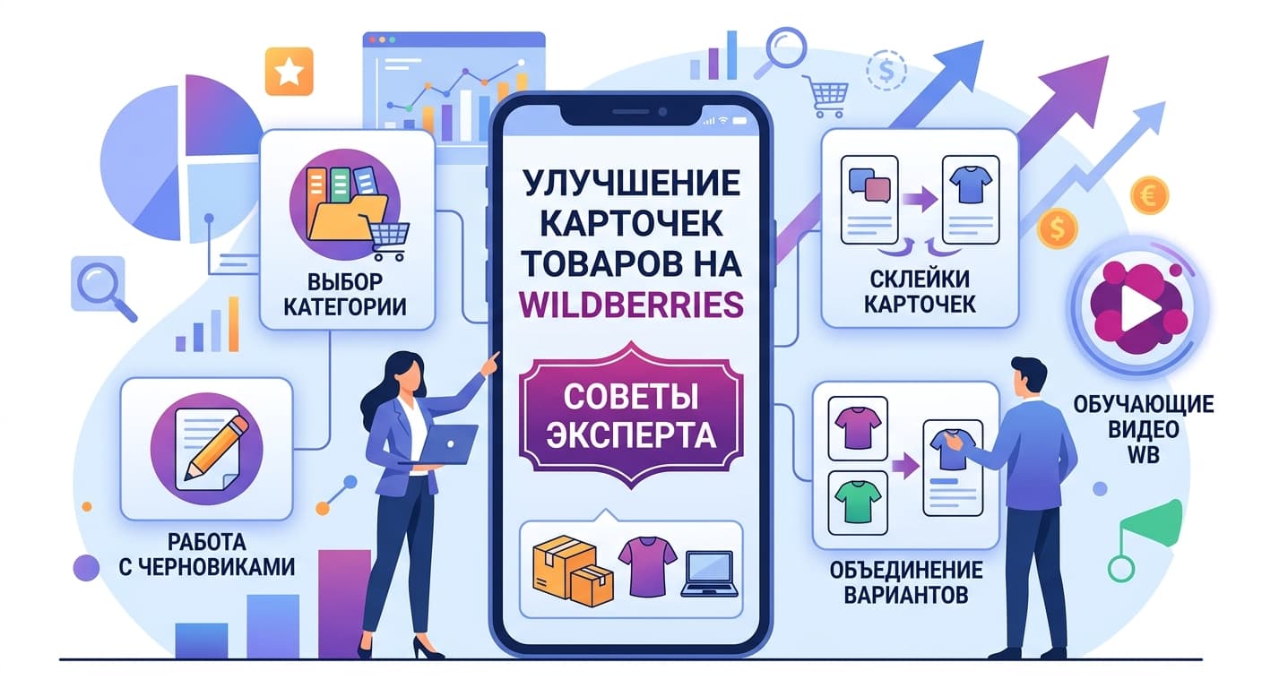 Как улучшить карточки товаров на Wildberries: советы эксперта