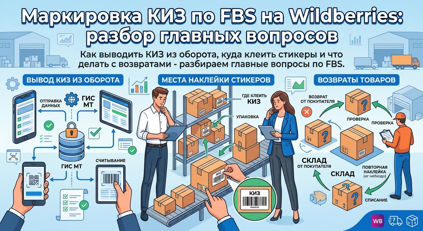 Маркировка КИЗ по FBS на Wildberries: разбор главных вопросов