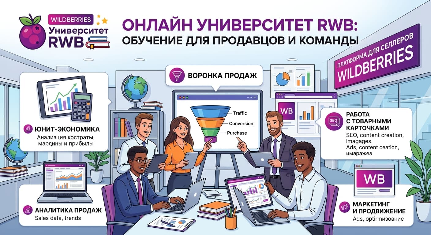 Онлайн Университет RWB: обучение для продавцов и команды