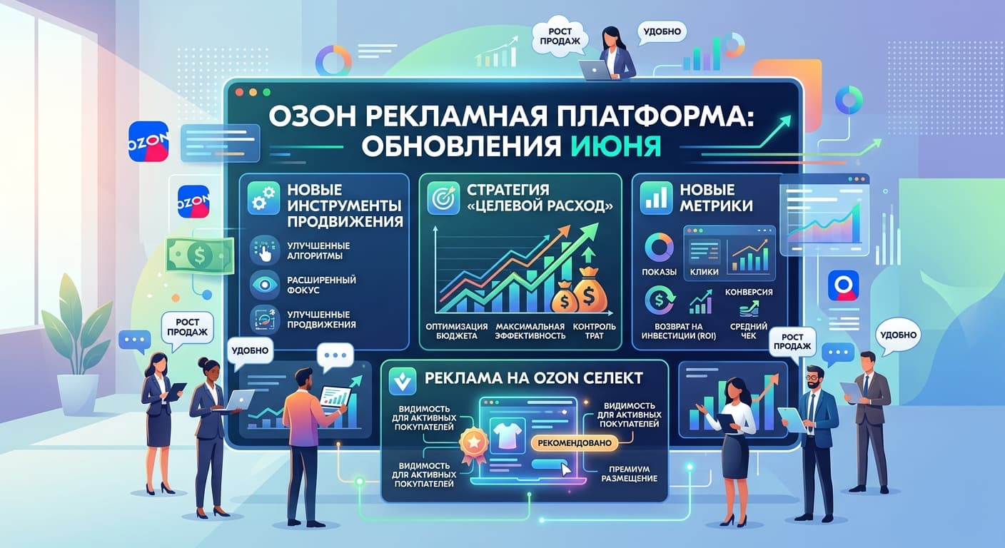 Ozon обновил рекламную платформу: главные изменения июня