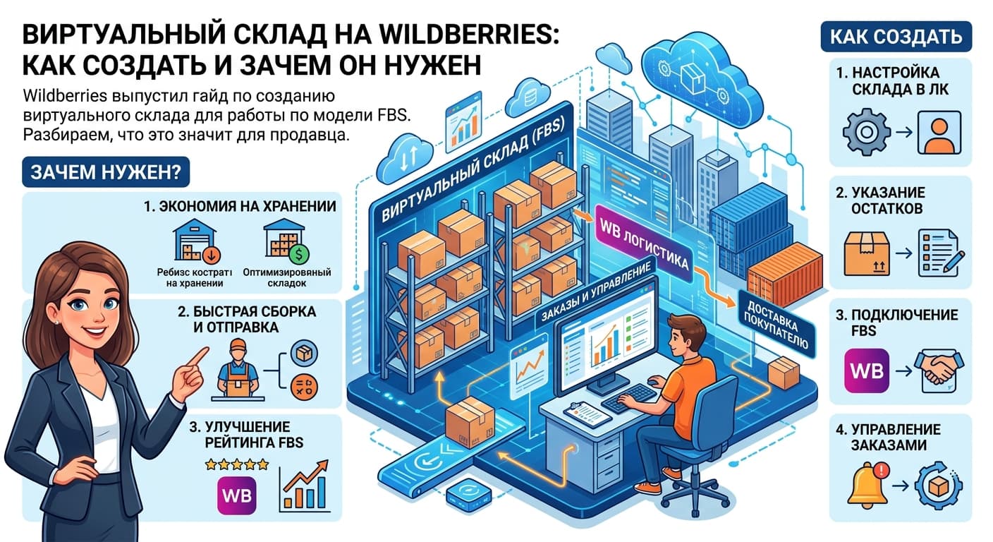 Виртуальный склад на Wildberries: как создать и зачем он нужен
