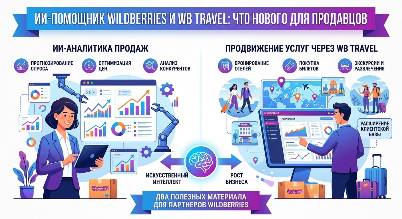 ИИ-помощник Wildberries и WB Travel: что нового для продавцов