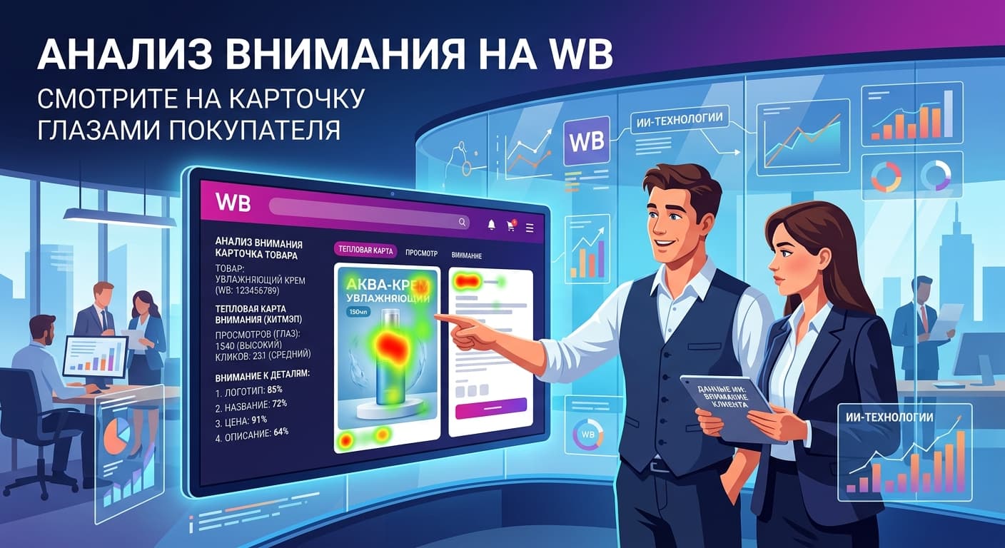Анализ внимания на WB: смотрите на карточку глазами покупателя